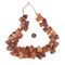The Bead Chest African Carnelian Beads - Full Strand of Authentic Gemstone Beads from Ghana (Medallion)